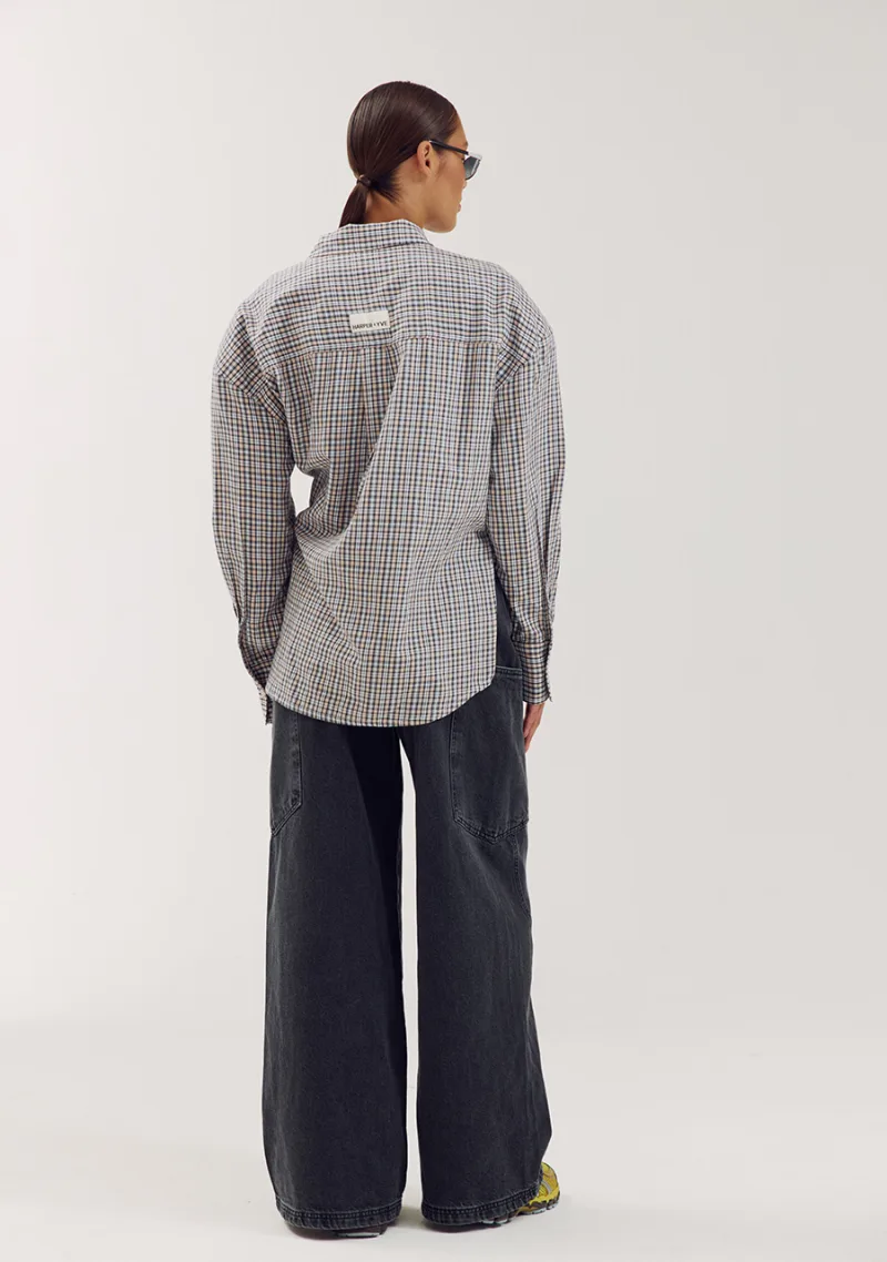 Kim-Ls van Harper & Yve, kleur Muddy Taupe Check