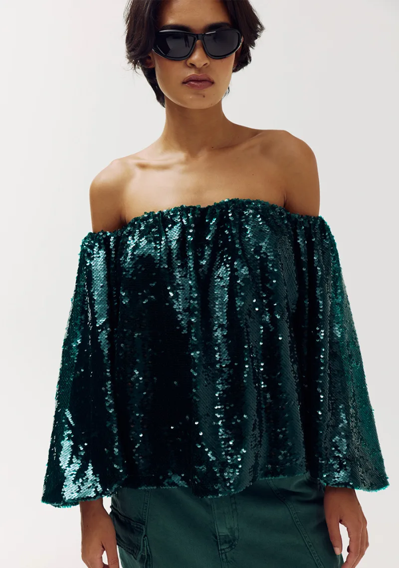 Top Laurel van Harper & Yve, kleur Deep Teal