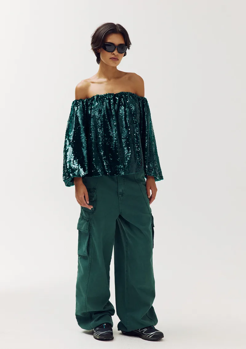 Top Laurel van Harper & Yve, kleur Deep Teal