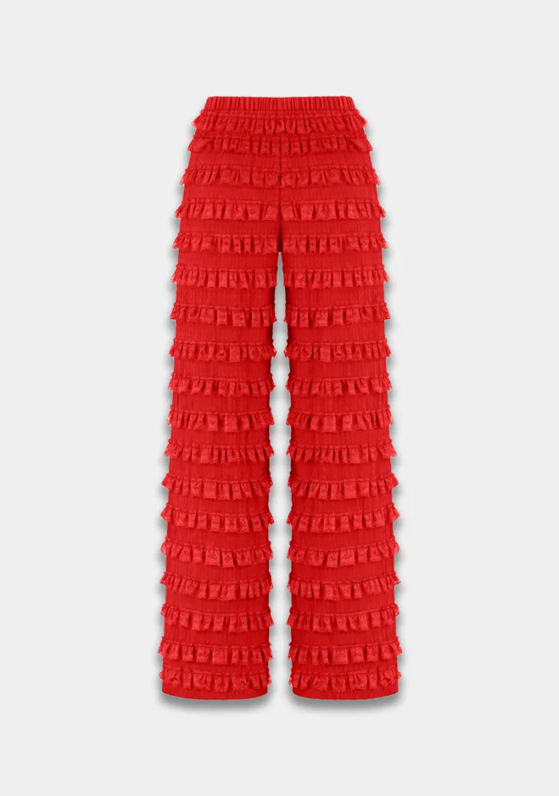 Broek Lo van Harper & Yve, kleur High Risk Red
