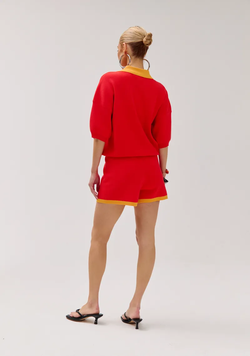 Short Loki van Harper & Yve, kleur Poppy Red