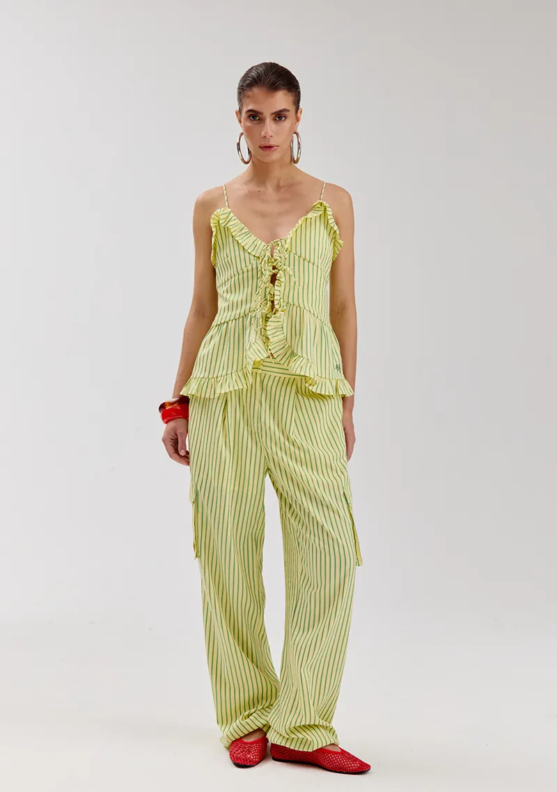 Top Maren van Harper & Yve, kleur Yellow Stripe