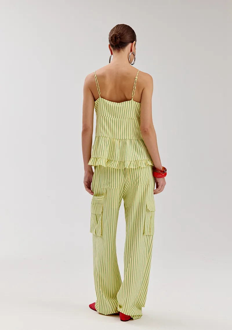 Top Maren van Harper & Yve, kleur Yellow Stripe