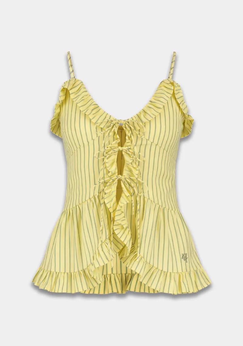 Top Maren van Harper & Yve, kleur Yellow Stripe