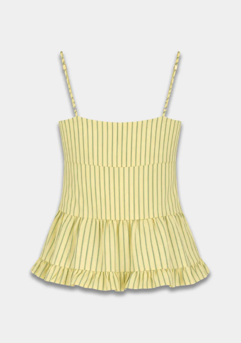 Top Maren van Harper & Yve, kleur Yellow Stripe