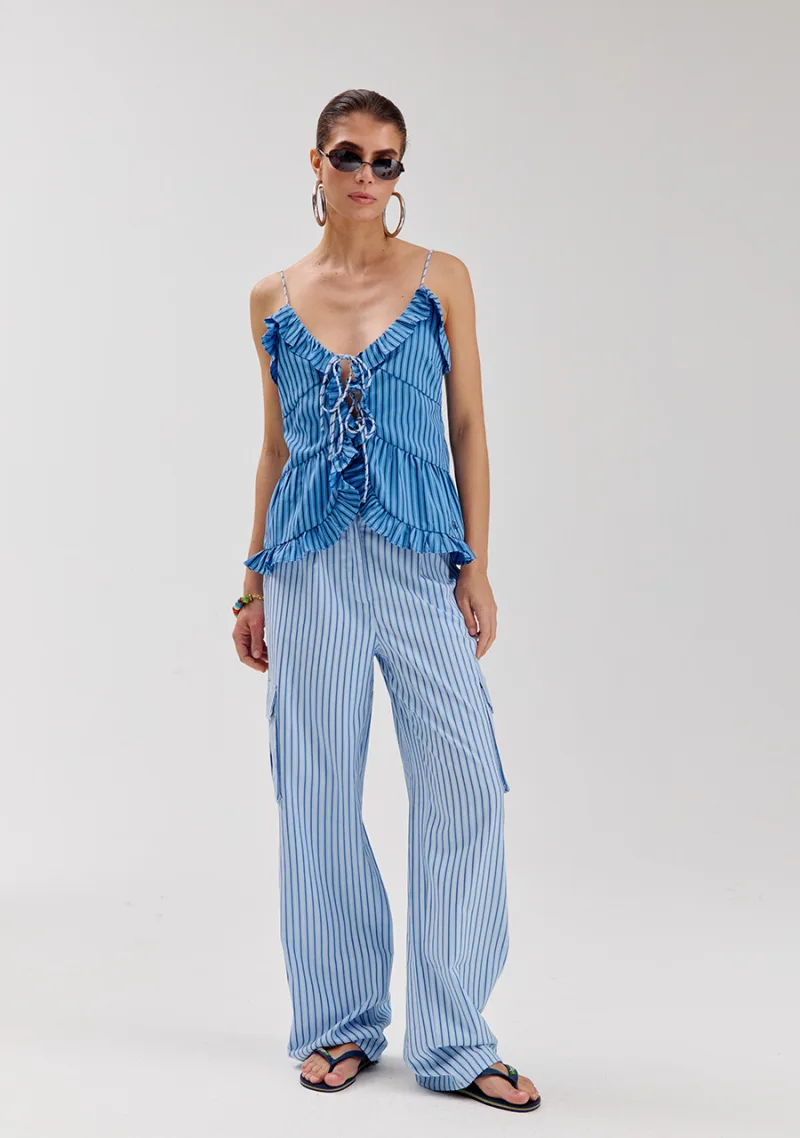 Top Maren van Harper & Yve, kleur Blue Stripe