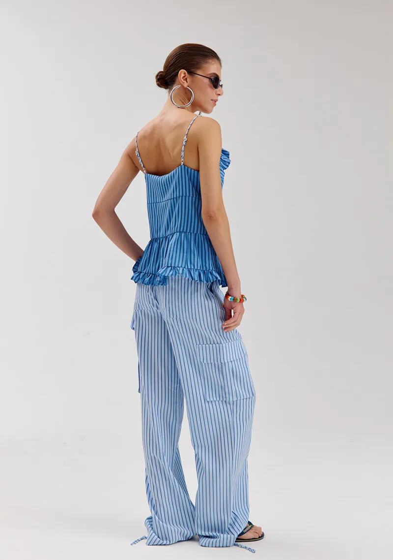 Top Maren van Harper & Yve, kleur Blue Stripe