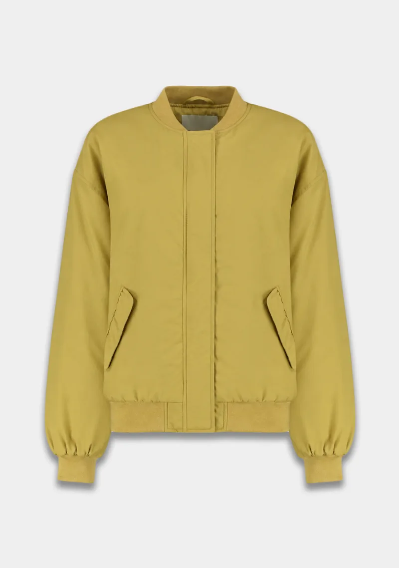 Bomberjack Nora van Harper & Yve, kleur Dirty Mustard