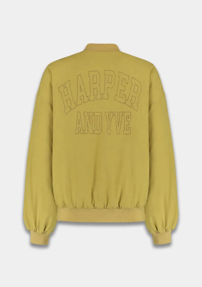 Bomberjack Nora van Harper & Yve, kleur Dirty Mustard