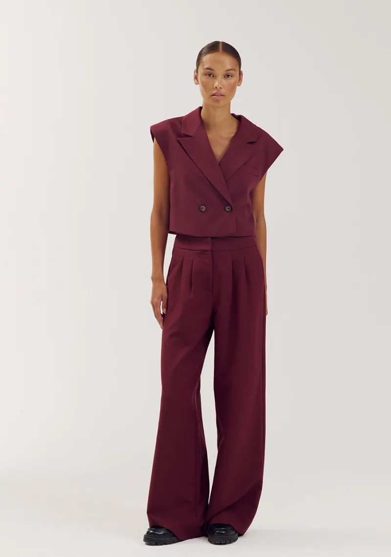 Sadie-Pants van Harper & Yve, kleur Tipsy Red