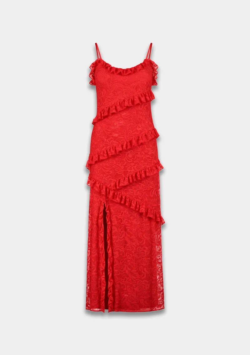 Jurk Sammie van Harper & Yve, kleur Poppy Red