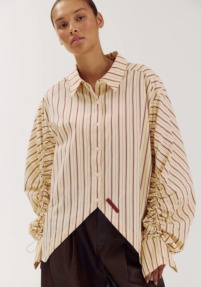 Blouse Ted van Harper & Yve, kleur Creme Stripe