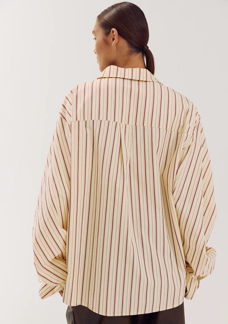 Blouse Ted van Harper & Yve, kleur Creme Stripe