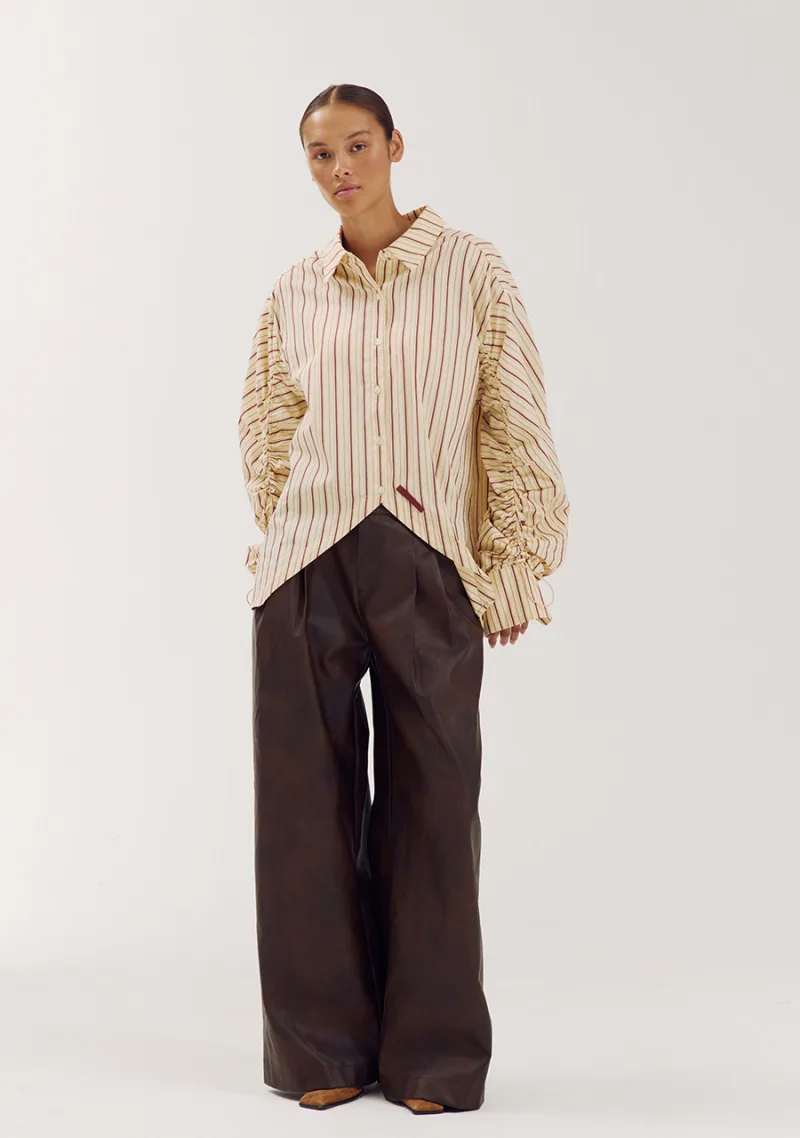 Blouse Ted van Harper & Yve, kleur Creme Stripe