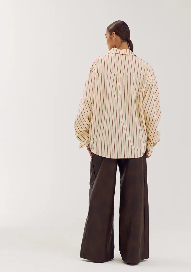 Blouse Ted van Harper & Yve, kleur Creme Stripe