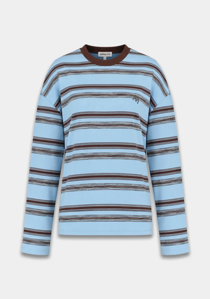 T-shirt Tommy van Harper & Yve, kleur Blue Stripe