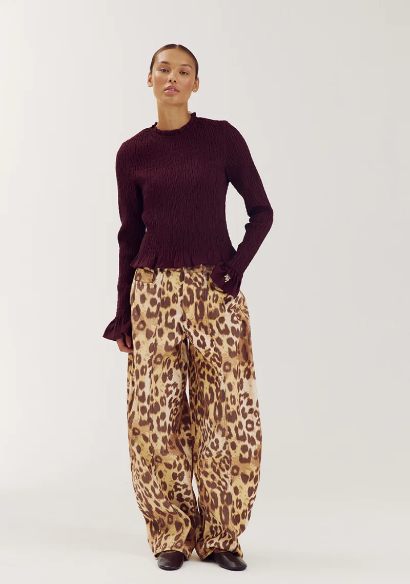 Blouse Veerle van Harper & Yve, kleur Tipsy Red