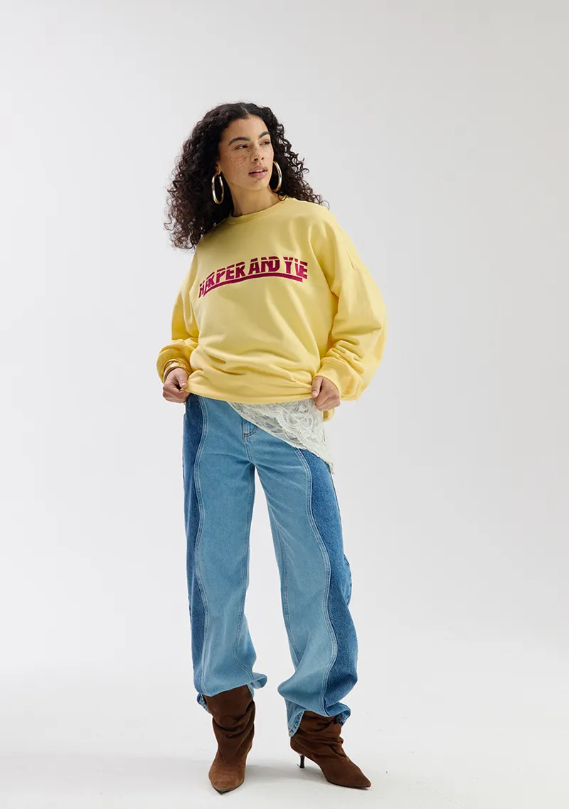 Yve Pants van Harper & Yve, kleur Light/Mid Blue
