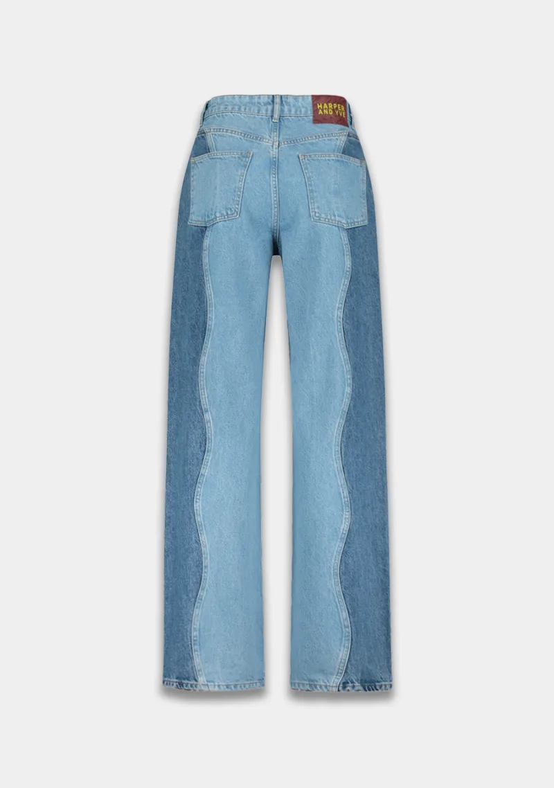 Yve Pants van Harper & Yve, kleur Light/Mid Blue