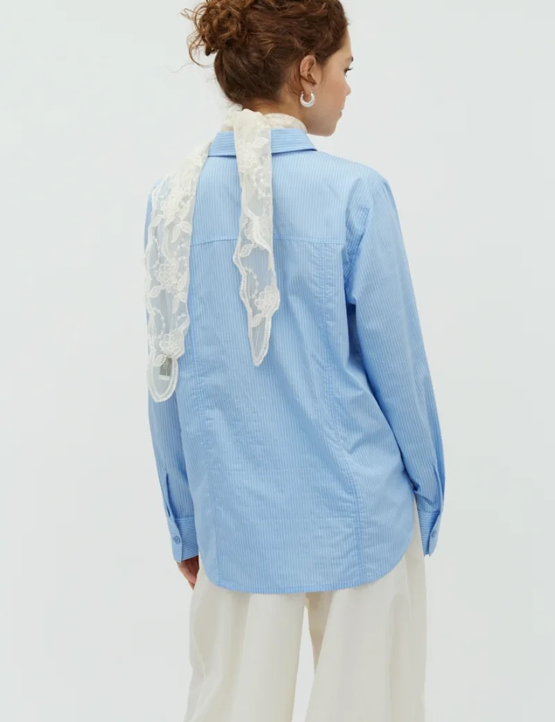 Krestin Linora Stripe Shirt van MbyM, kleur Classic Blue Stripe