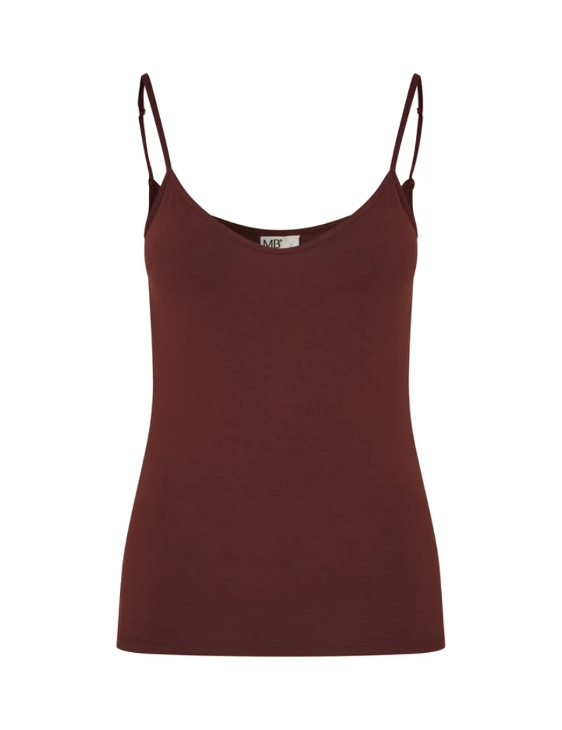 Manila Top van MbyM, kleur Maroon Noir