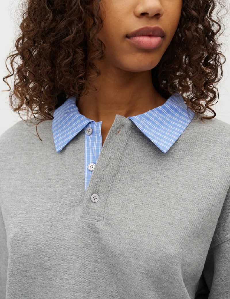 Royla-M van MbyM, kleur Medium Grey Melange