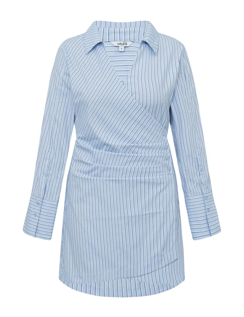 Saffira Dress van MbyM, kleur Blue Navy