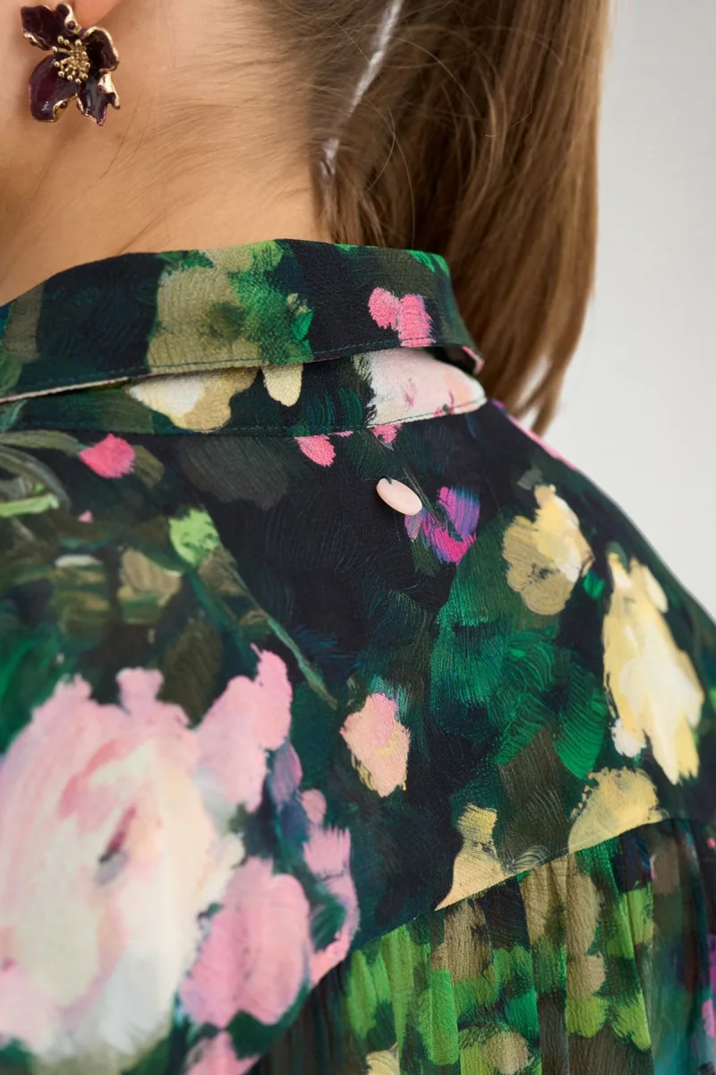 Nuarvi Shirt van Nümph, kleur Botanical Garden