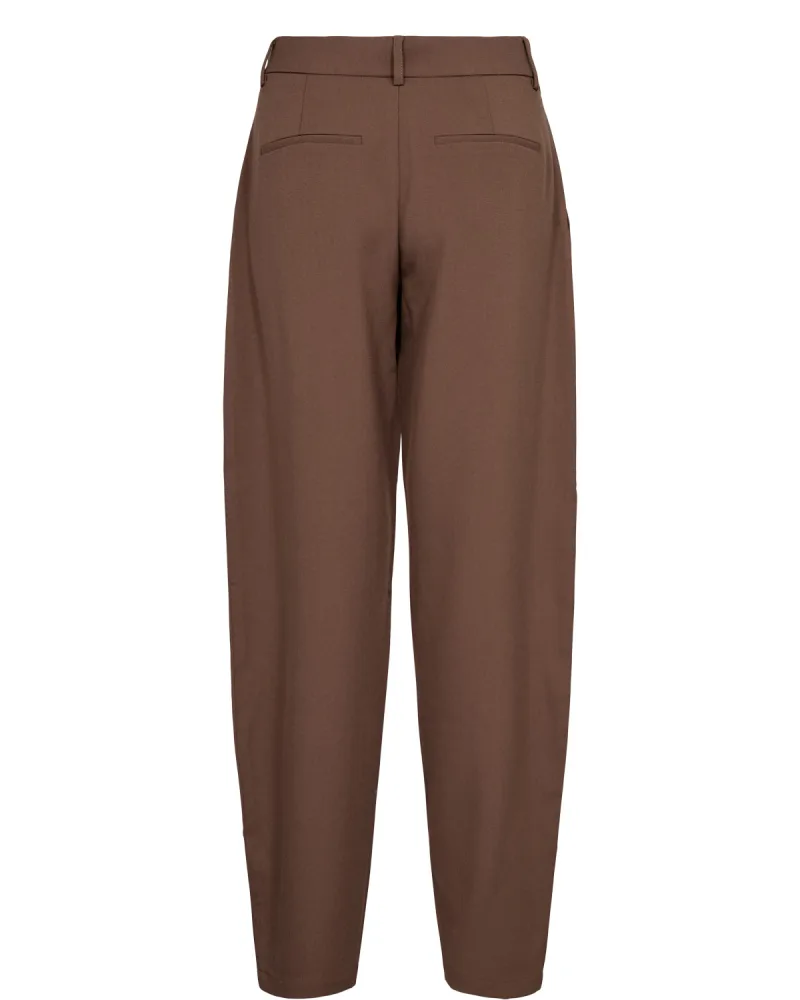 Nubelana Barrel Pants van Nümph, kleur Pinecone