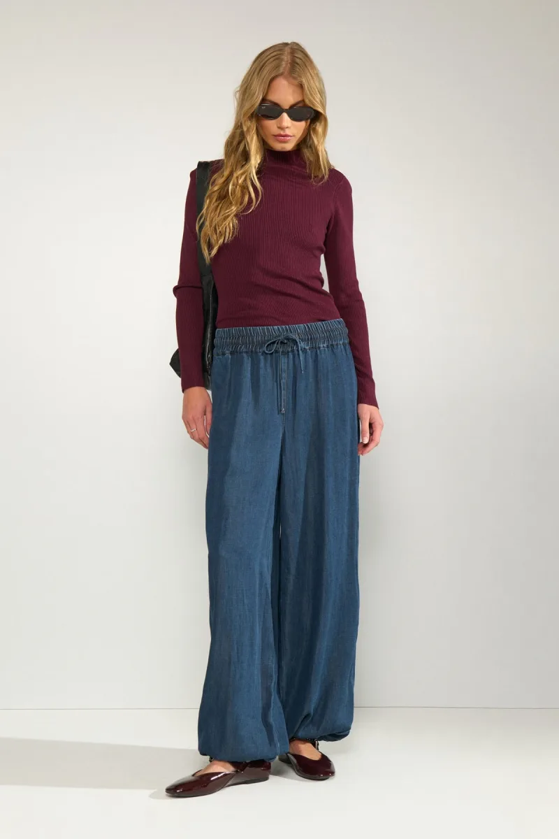 Nubia Ls Pullover van Nümph, kleur Fig