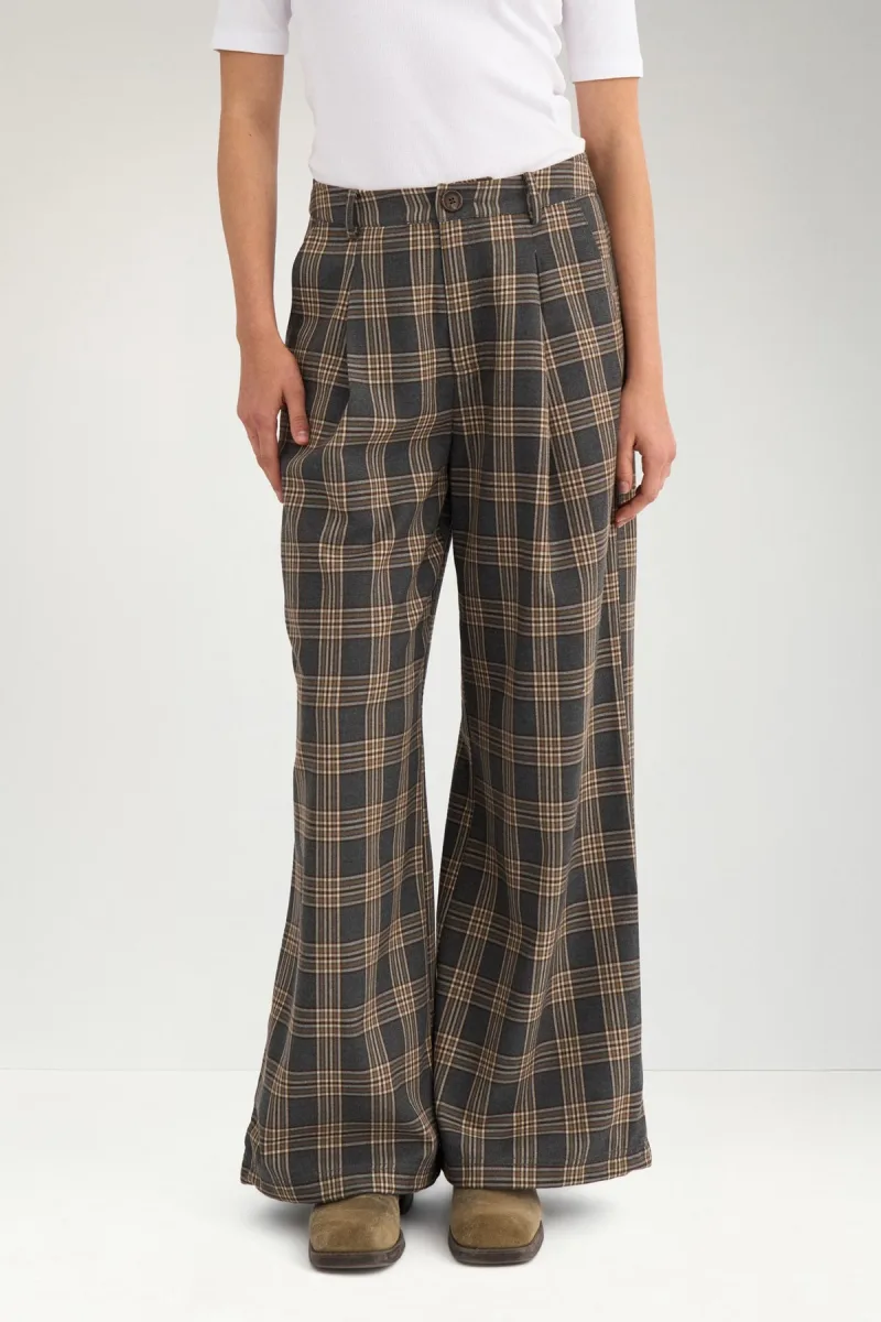 Nukamala Pants van Nümph, kleur Dark Grey Melange