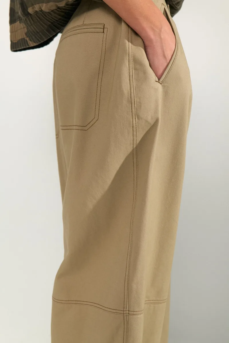 Nukatti Barrel Pants van Nümph, kleur Silv Er Mink