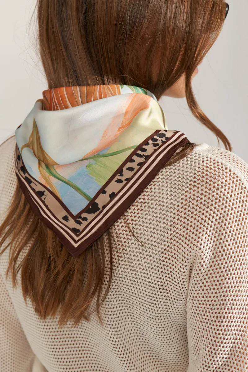 Nukayla Scarf van Nümph, kleur Airy Blue