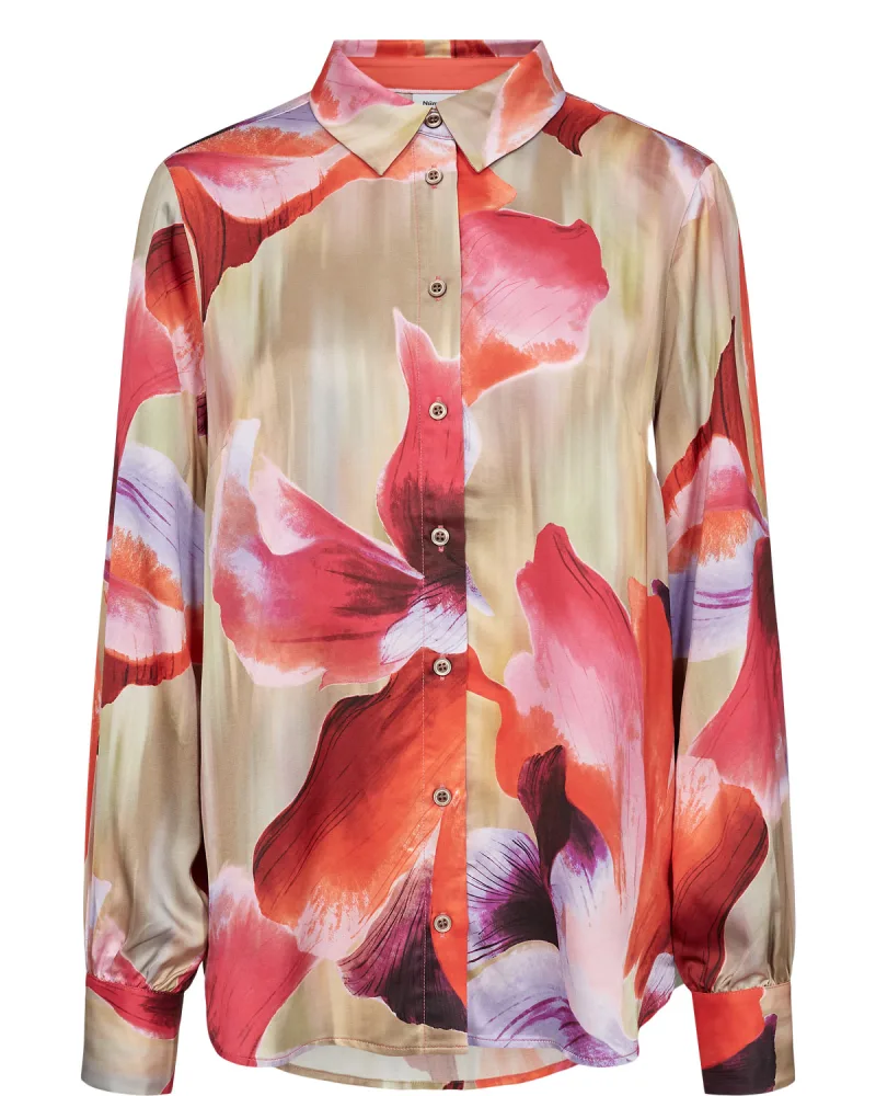 Numaria Shirt van Nümph, kleur Silver Mink