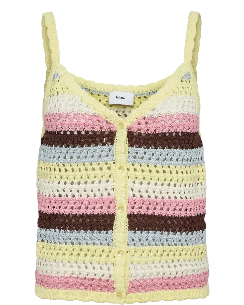 Numolina Singlet van Nümph, kleur Popcorn
