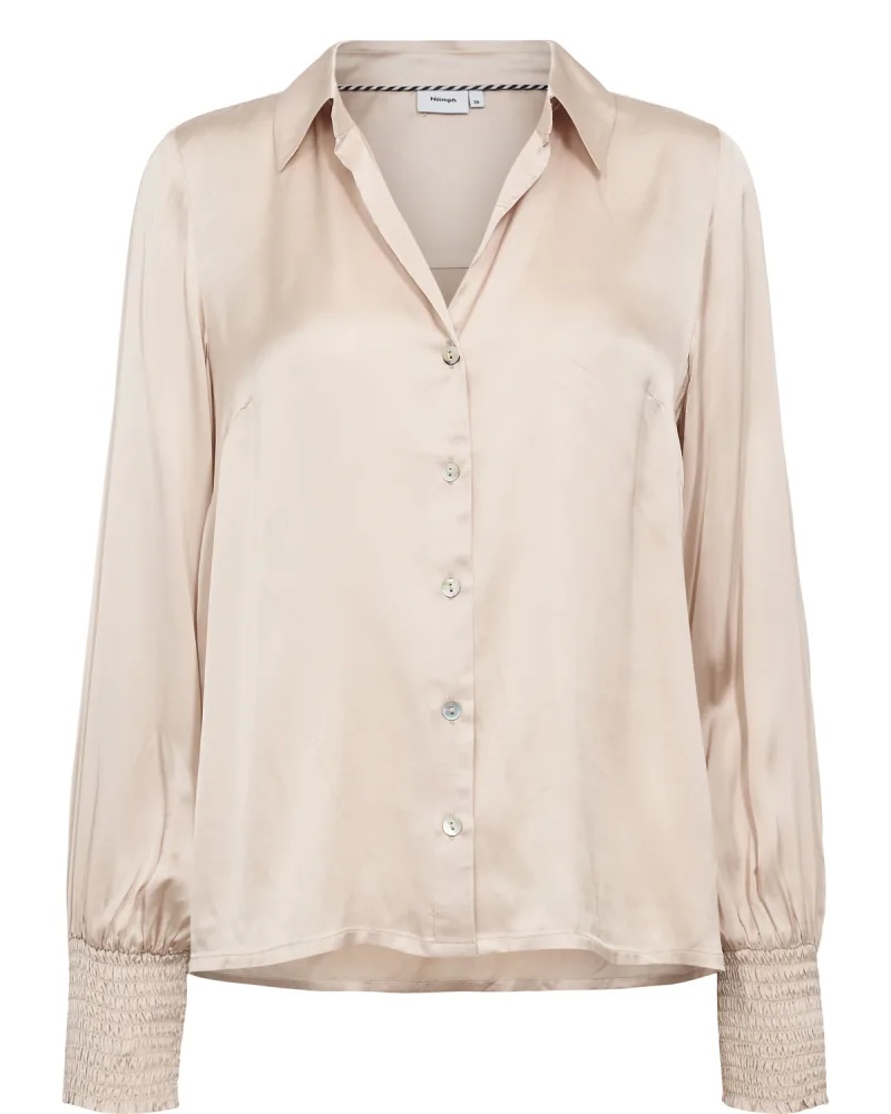 Nusinan Shirt van Nümph, kleur Gray Mom