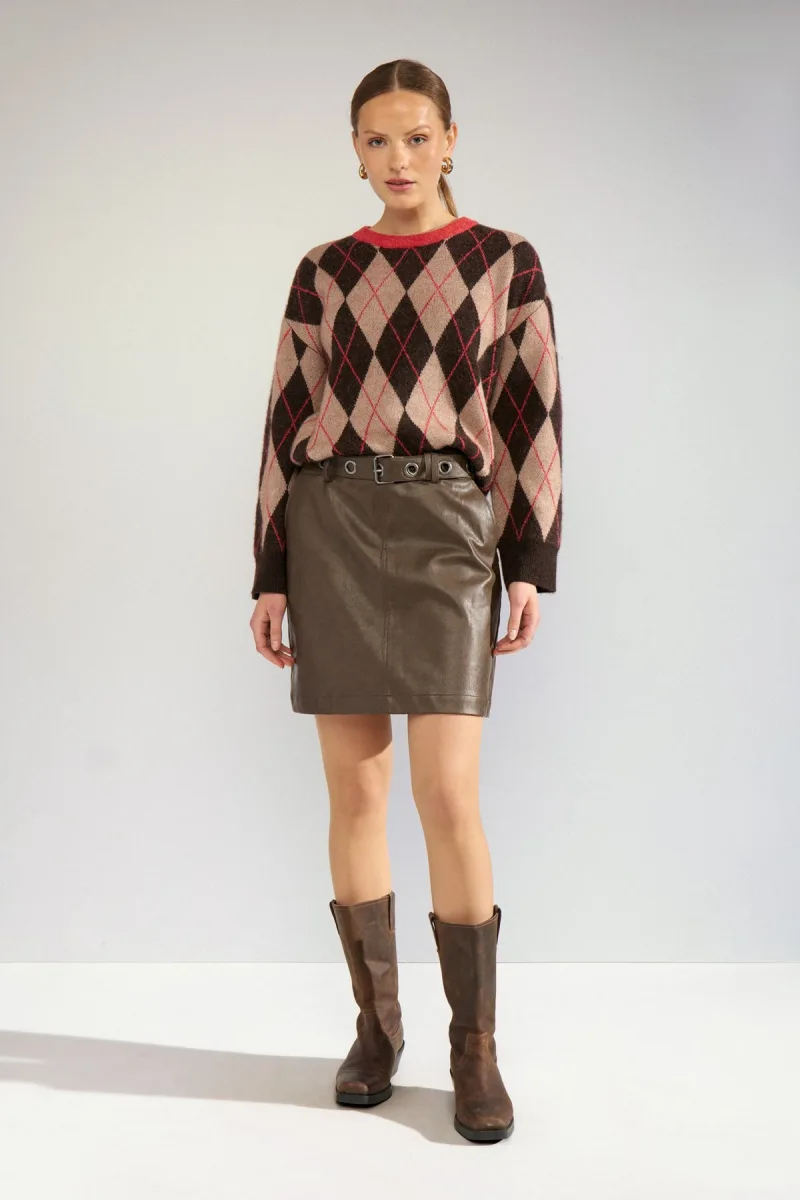 Nutikla Pullover van Nümph, kleur Goji Berry