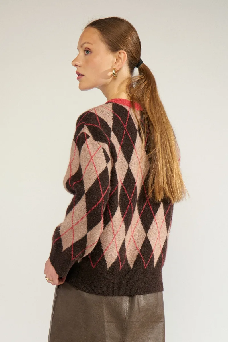 Nutikla Pullover van Nümph, kleur Goji Berry