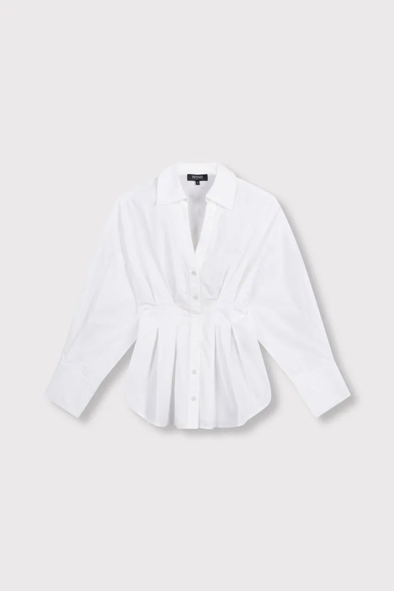 Blouse Guusje van Refined Department, kleur White