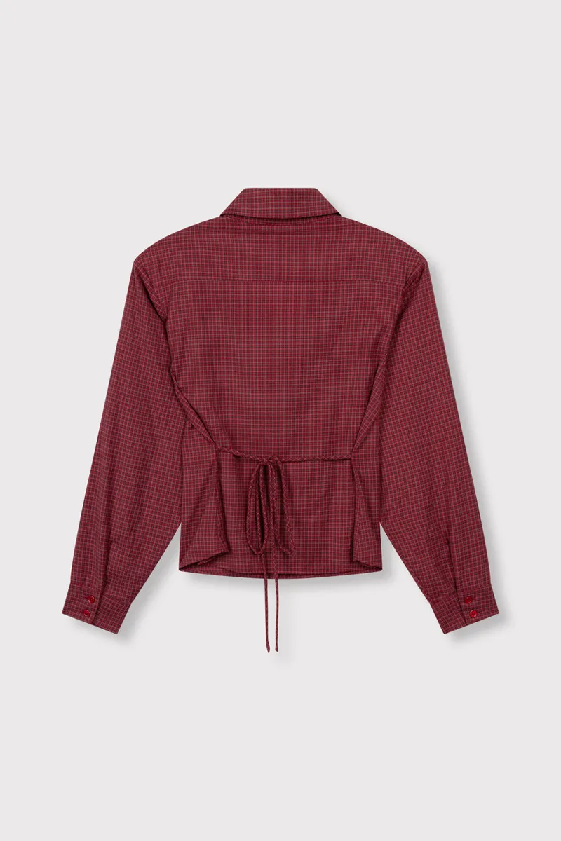 Blouse Presley van Refined Department, kleur Check