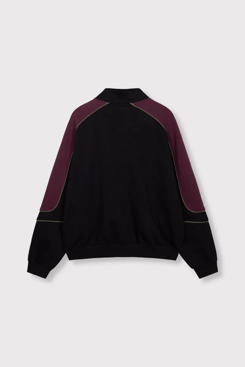 Fadey Sweater With Zipper van Refined Department, kleur Black