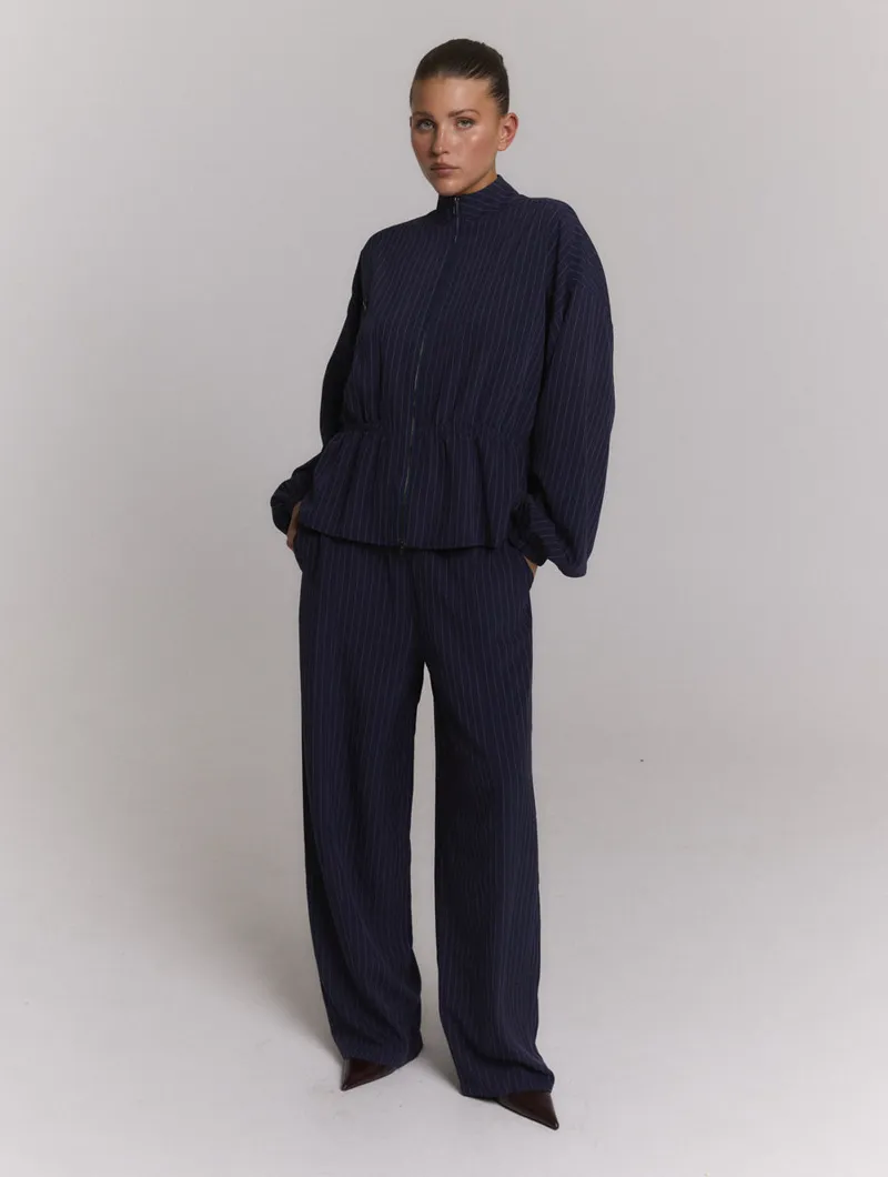 Jamie Pants van Refined Department, kleur Navy