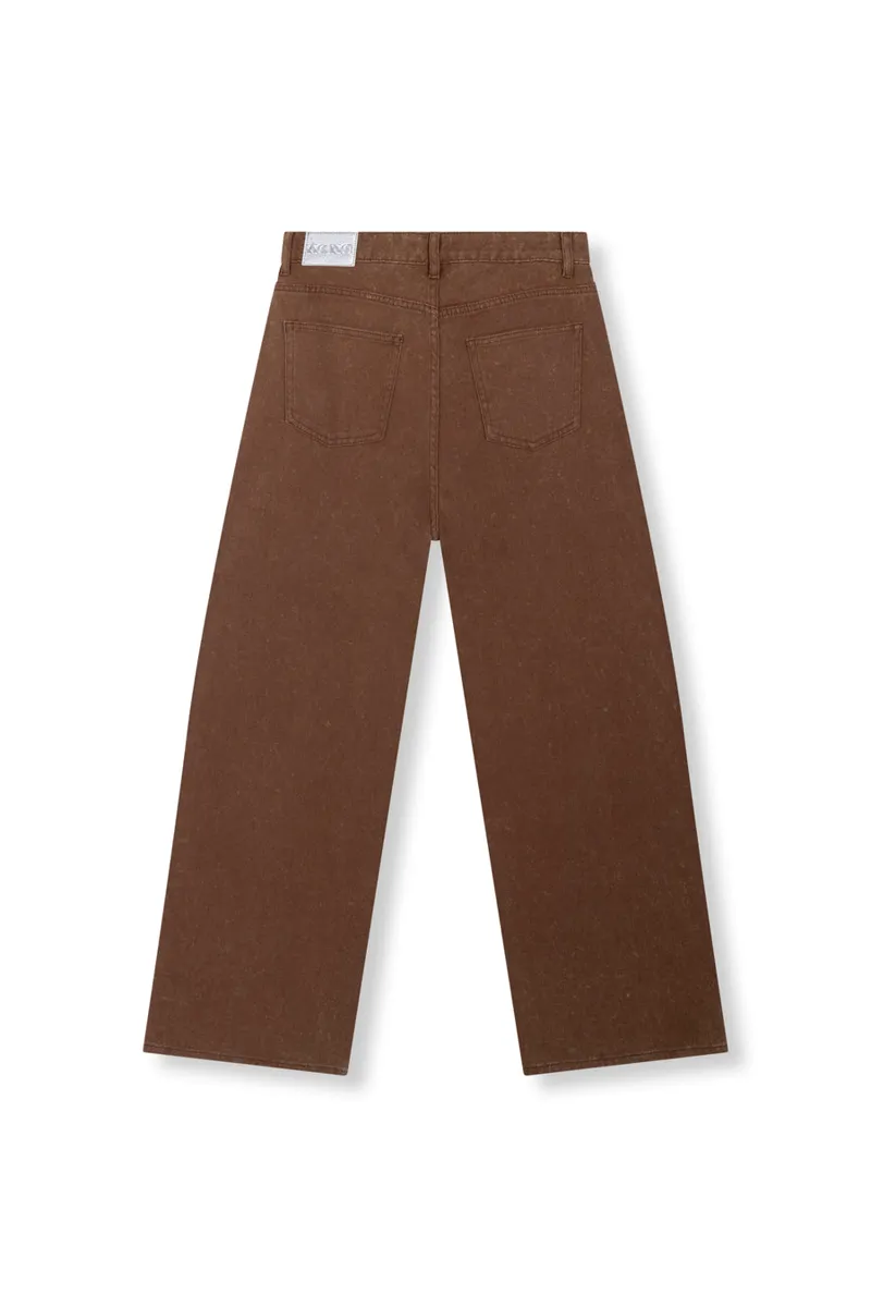 Jeans Payton van Refined Department, kleur Brown