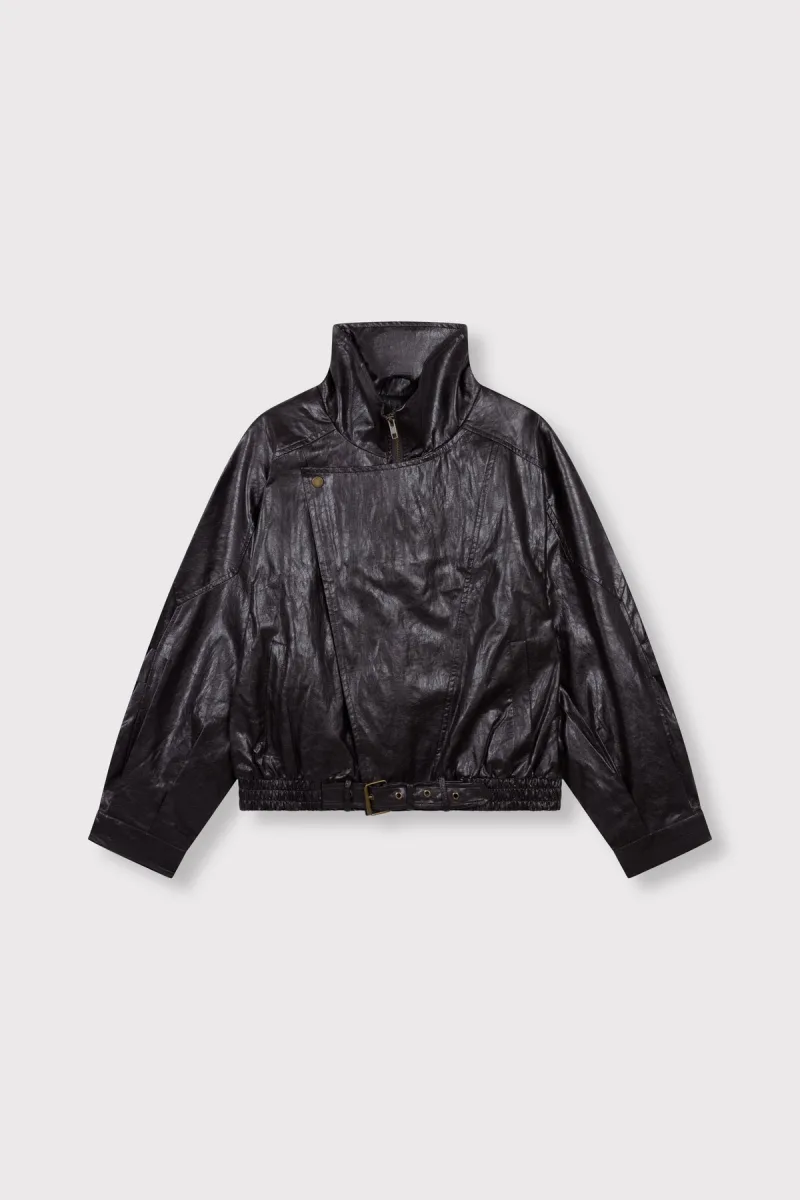 Lee Jacket van Refined Department, kleur Choc Brown