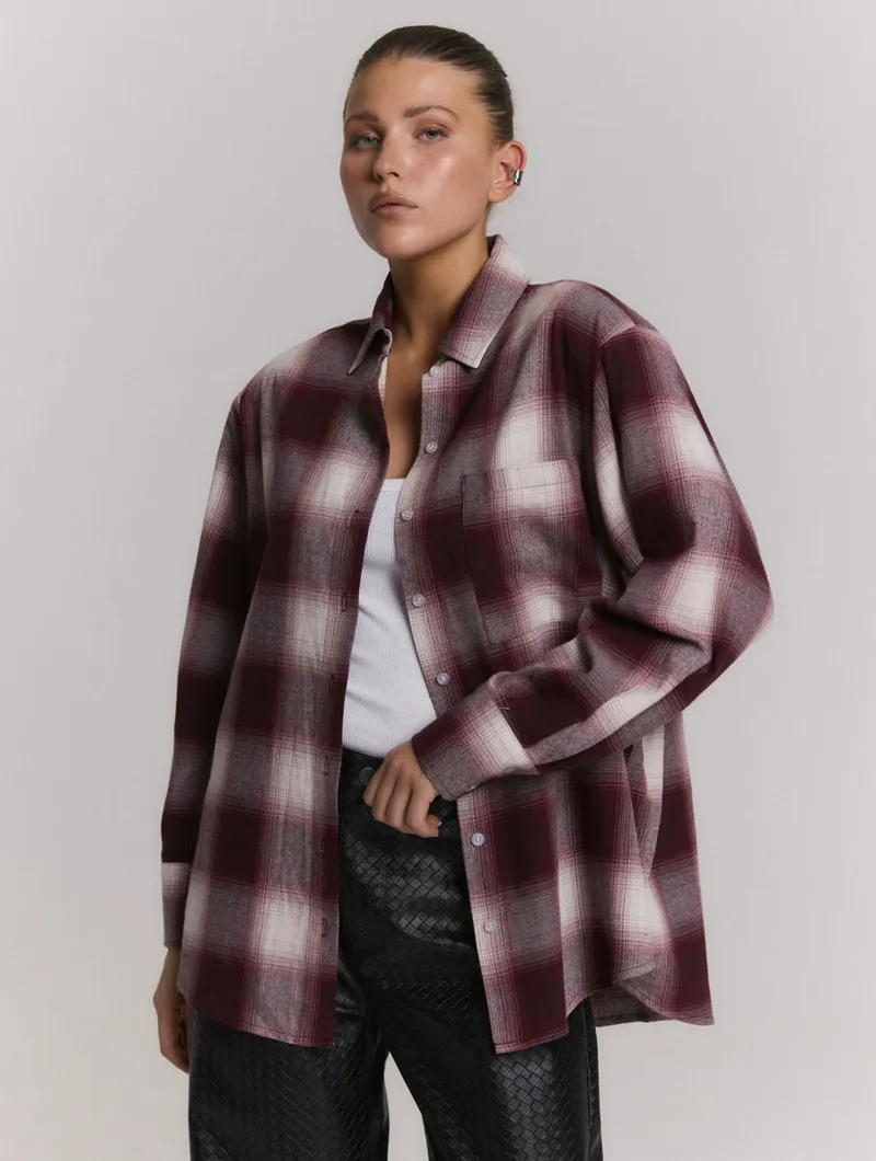 Lolay Blouse van Refined Department, kleur Check