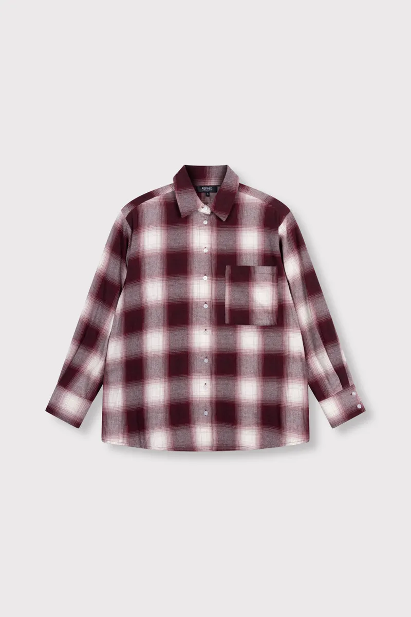 Lolay Blouse van Refined Department, kleur Check