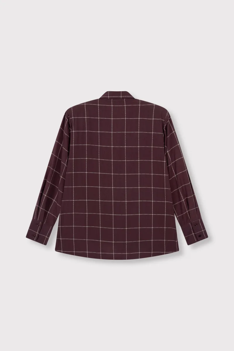 Naro Blouse van Refined Department, kleur Check
