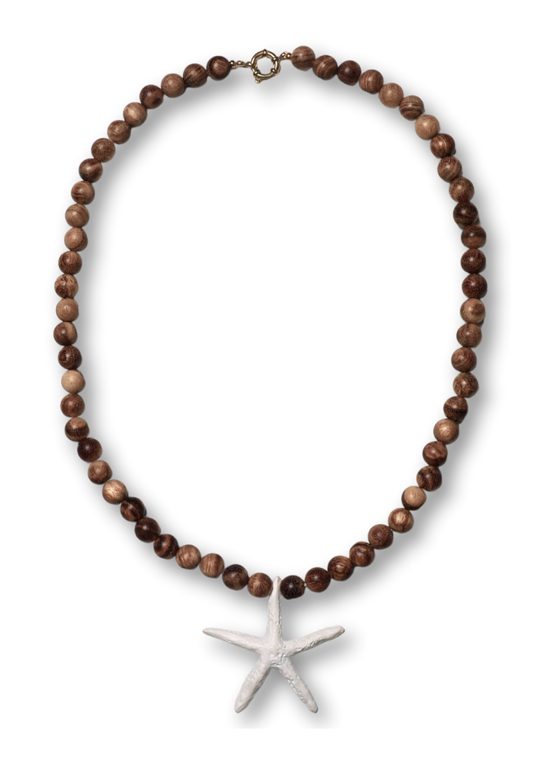 Tiger Seastar Necklace van Bonnie, kleur Brown